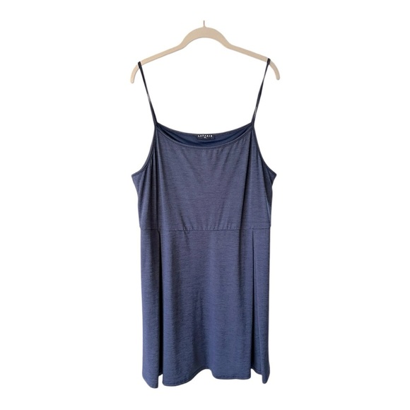 Amazon Fashion Blue Casual Sport Dress Size 2X Built-In Bra Moisture Wick NWOT - Picture 13 of 13